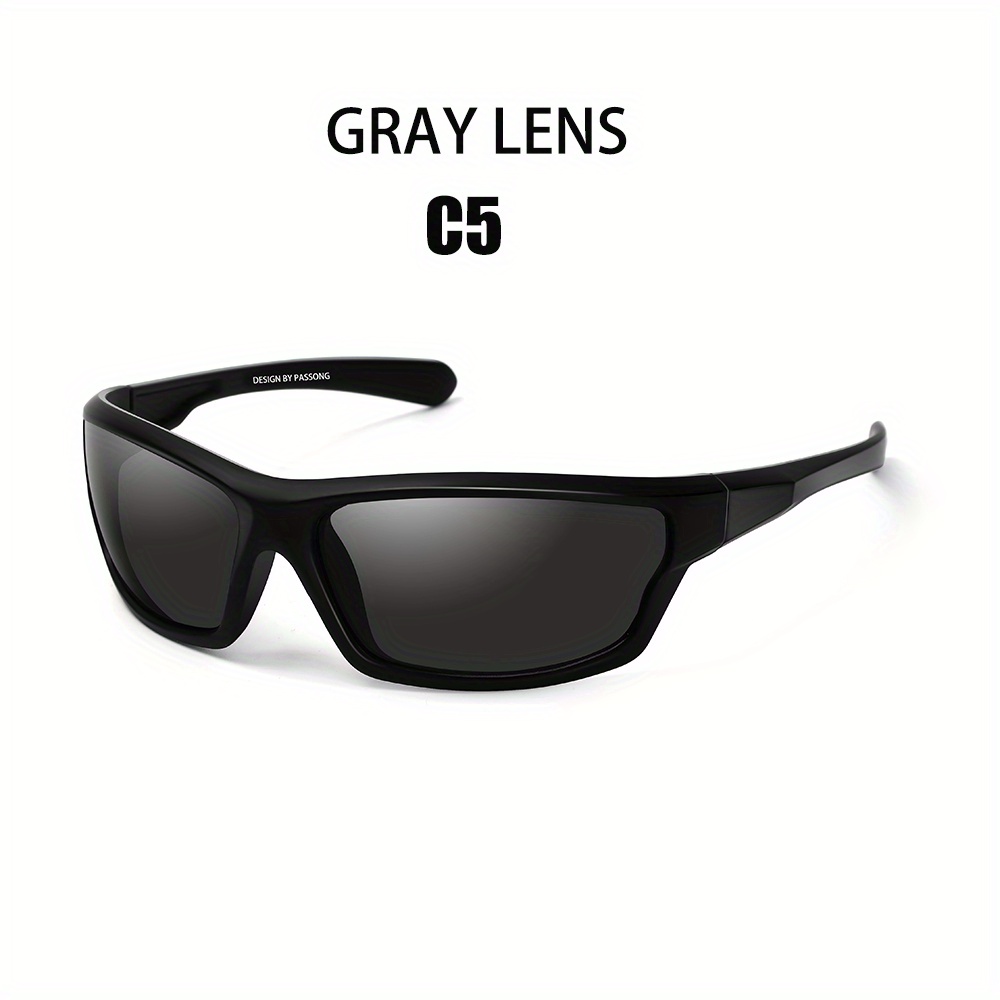 Polarized Sports Sunglasses for Men Women Fishing Driving Wraparound Sun  Glasses