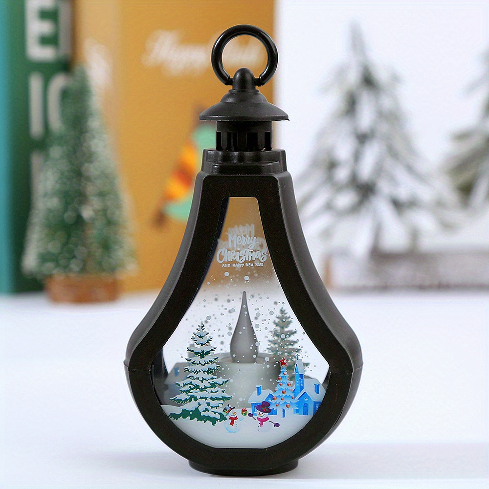 Mini Lighted Snowman Lantern - The Christmas Loft