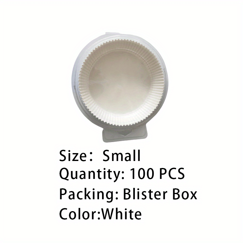 Round Blister Box Air Fryer Liners Disposable Paper Bowl [ Suitable For 2-8  Qt], Non-stick Paper, Air Fryer Accessories, Oil-proof And Waterproof,  Paper-lined Baking Microwave Oven - Temu