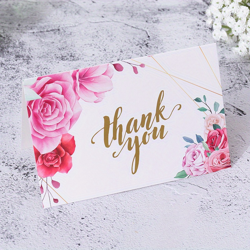 Mother's Day Greeting Cards Blessing Thank You Bouquet Cards - Temu