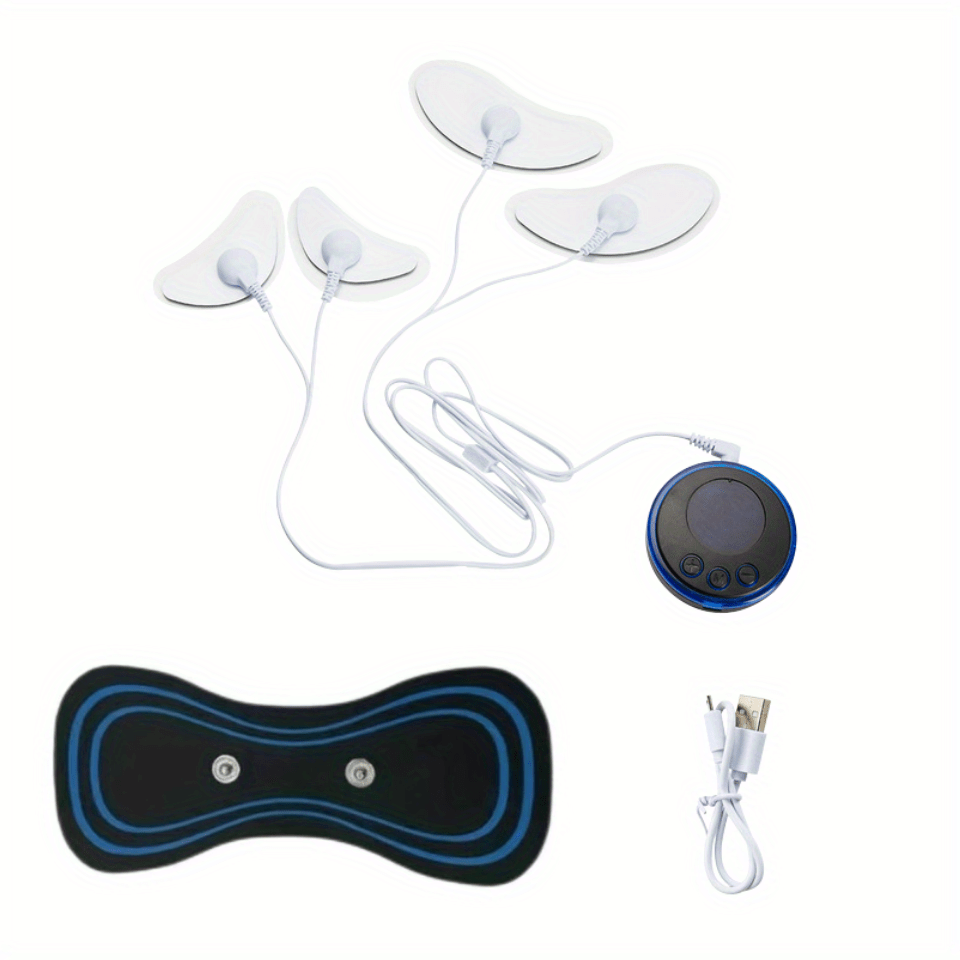 facial massager for facial lifting eye beauty neck face lift perfect beauty gift with portable massage patch 4 patches body massage stickers 8 modules 19 files lcd charging host 5
