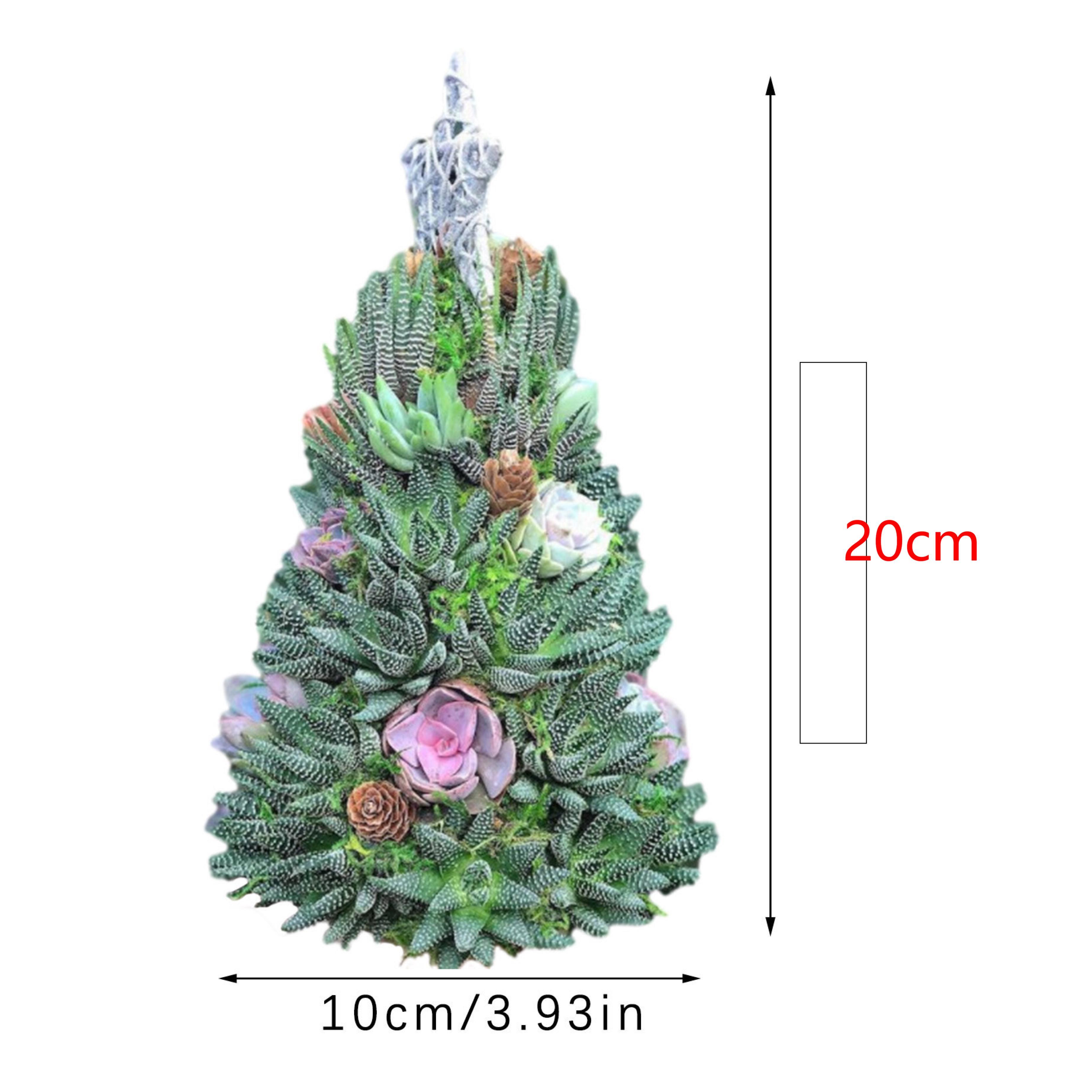 1pc Árbol Navidad Suculento Adornos Festivos Creativos Micro - Temu Mexico