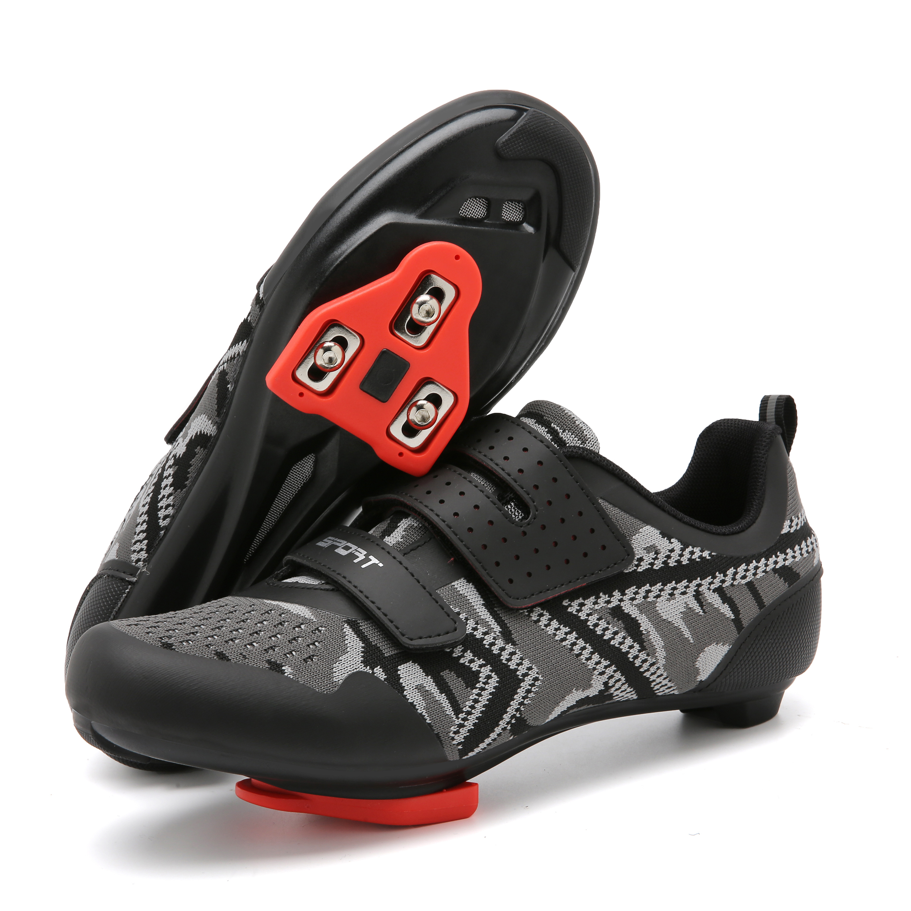SCHIB Zapatillas de Ciclismo para Hombre con Juego de calas Delta,  Zapatillas de Bicicleta Carretera, Zapatillas para Ciclismo de Ruta  compatibles con calas Shimano/SPD/SPD-SL : : Ropa, Zapatos y  Accesorios