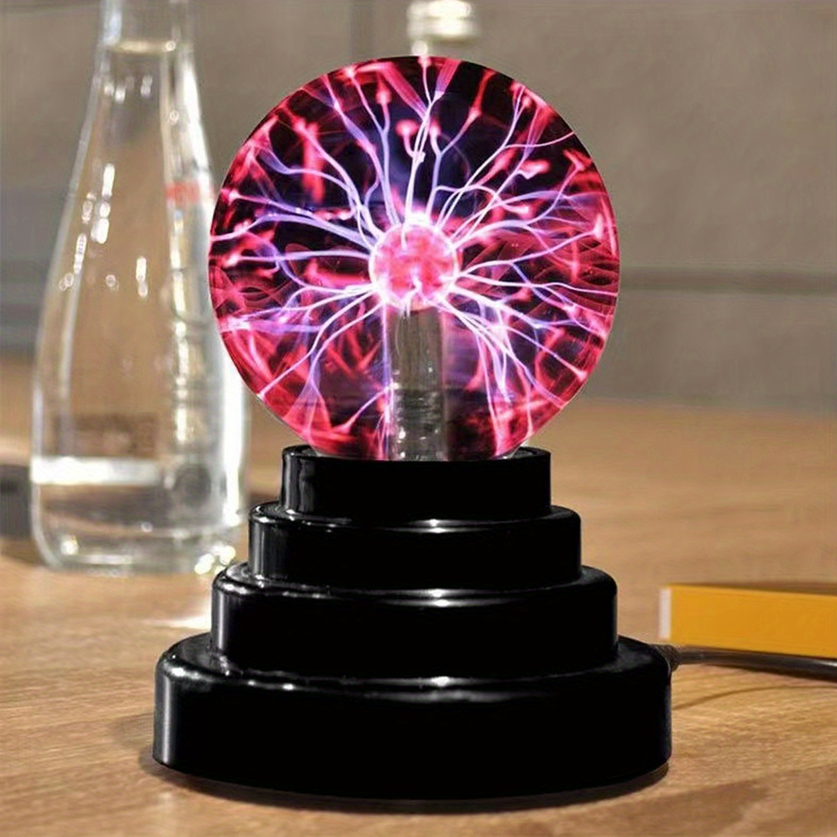 1pc Boule Plasma Magique Lumière Nuit 3 Pouces Usb Toucher - Temu Canada