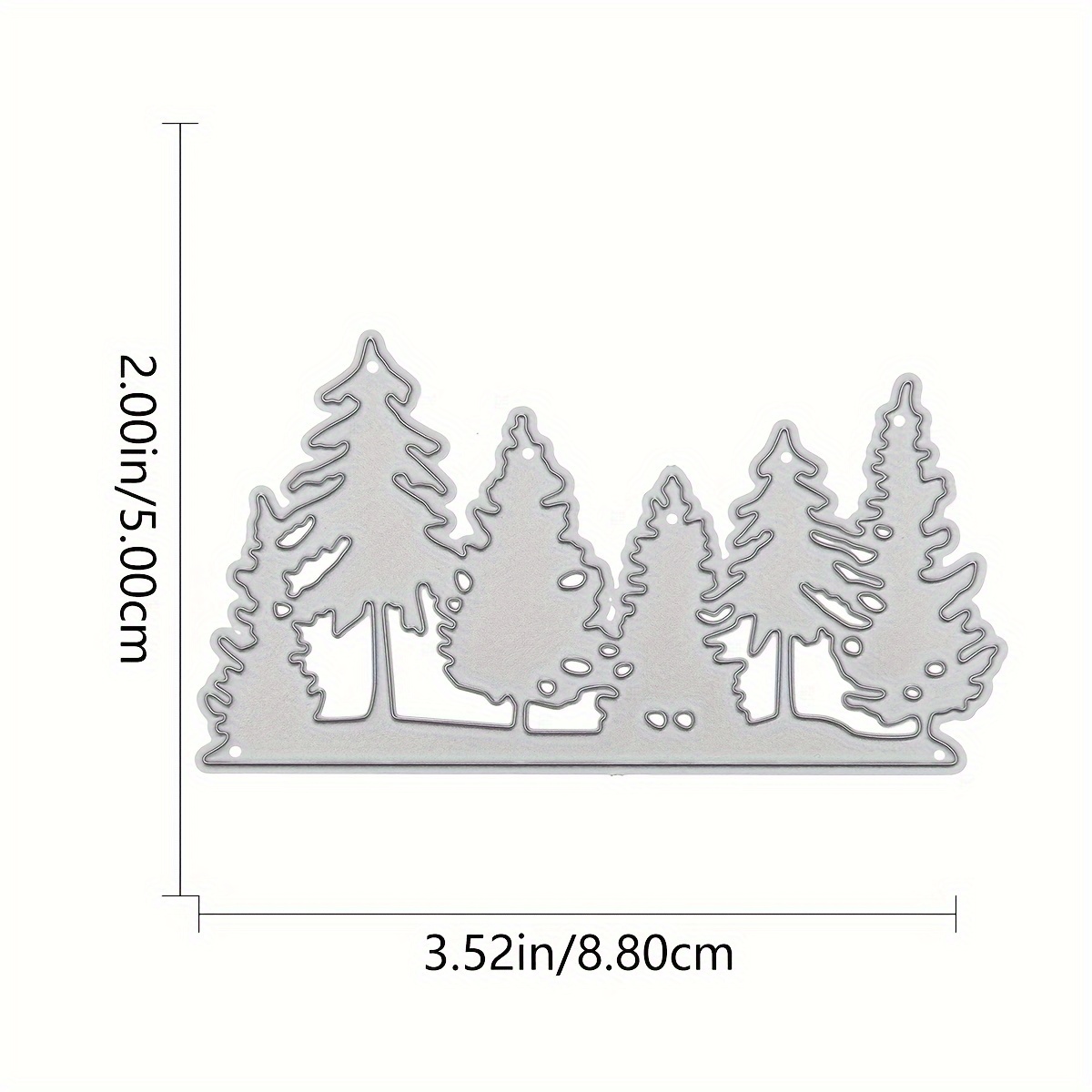 Image of New Metal Cutting Dies For Christmas Tree House Designs, Perfect For Scrapbooking, Album Paper Cards, And Decorative Crafts