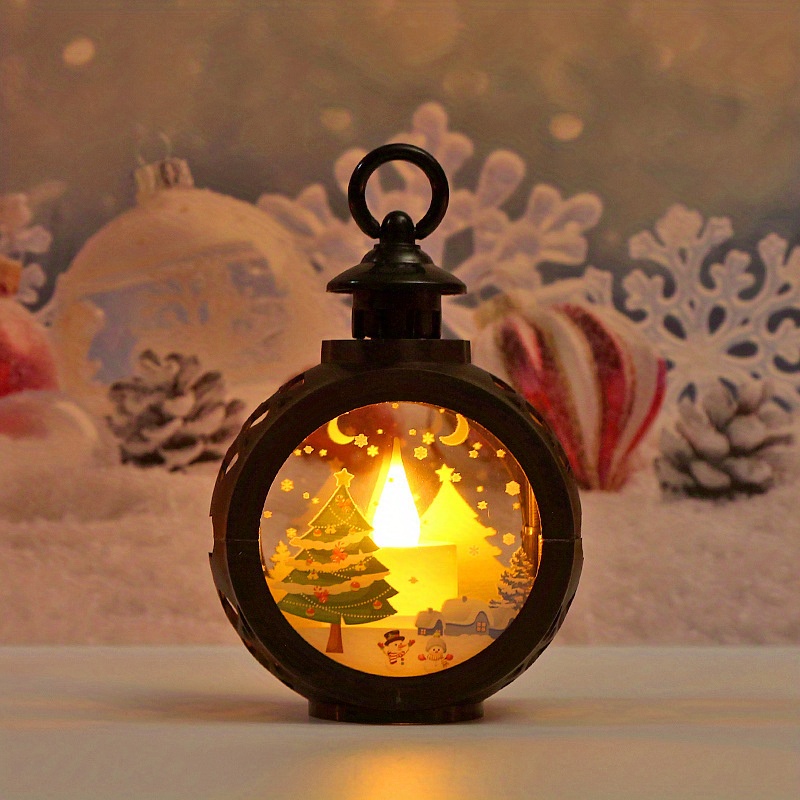 Christmas Mini Lantern Decorative Lights Vintage Hanging Led - Temu
