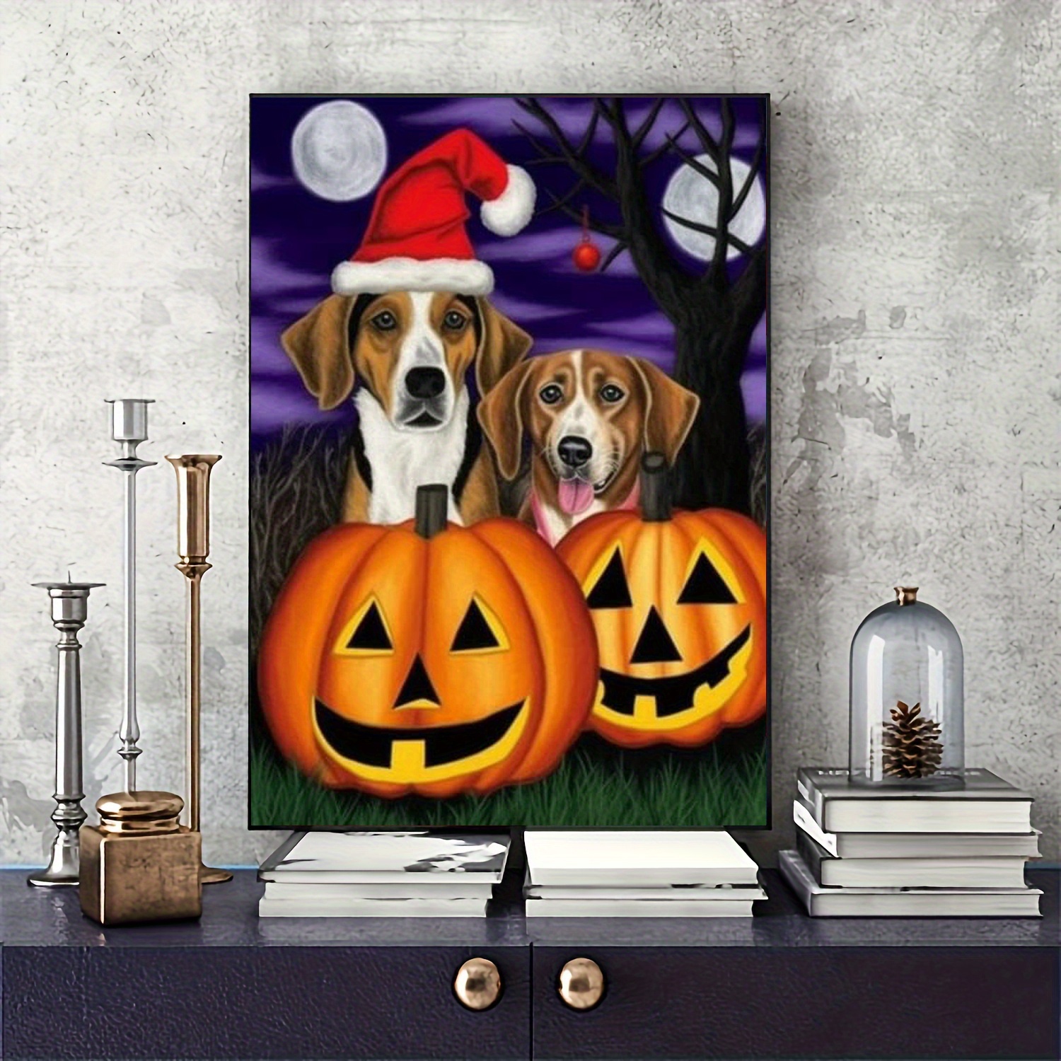 Halloween Card Love Colored Dragon Diamond Painting Set-5d Diamond