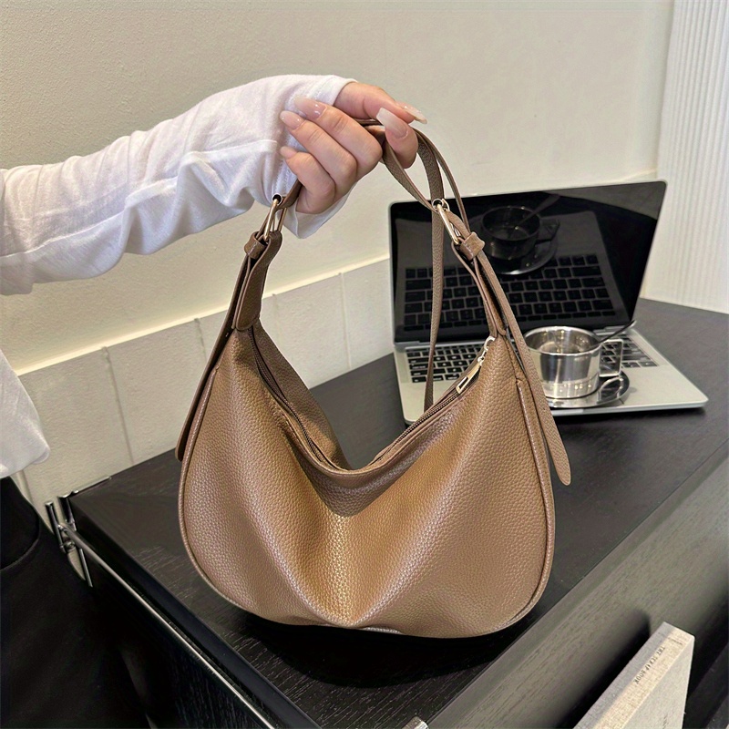 Pu Leather Plain Lv Ladies Handbag, For Casual Wear, 300 Grams