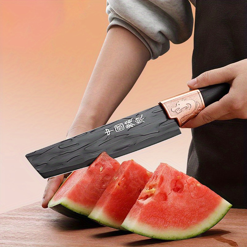 Commercial Melon And Fruit Knife, Stainless Steel Household Ultra-sharp  Fruit Cutting Knife, Kitchen Multi-functional Vegetable Cutting Meat  Slicing Knife - Temu