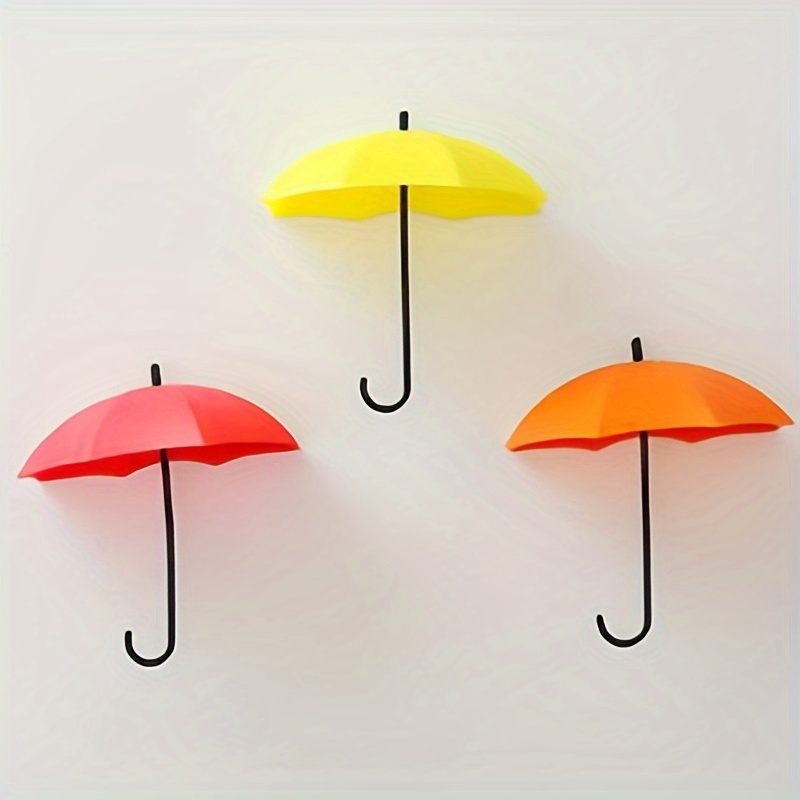 3pcs Punch-Free Regenschirmhaken, Kunststoff-Regenschirm Starker  Klebehaken, Schlüsselhaken, Home-Dekoration, Wandregal, Dekoratives Gadget,  Badezimmerzubehör - Temu Germany