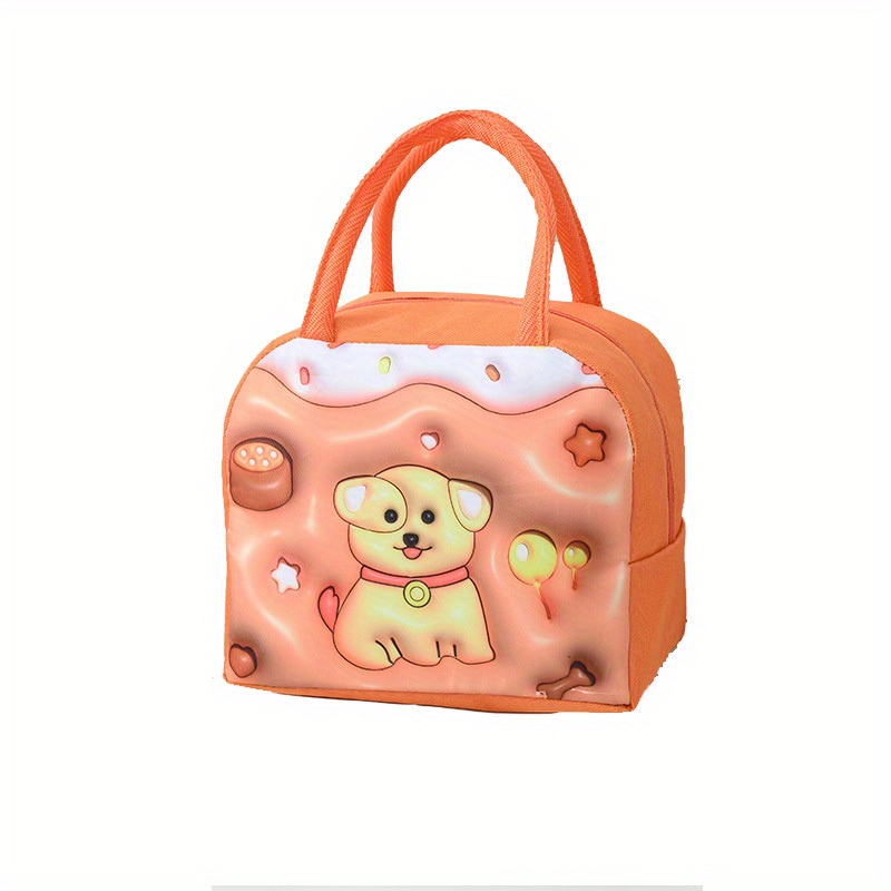 Animal Cartoon Insulated Lunch Bag - School & Work Essen