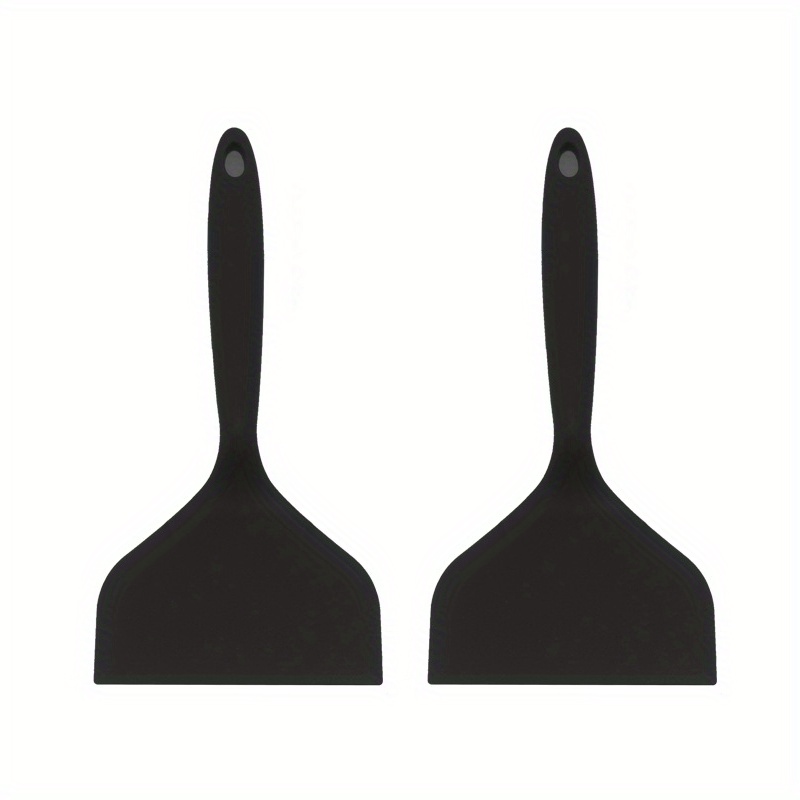 Silicone Pancakes Shovel Wide Spatula Turner Nonstick Fried Shovel Fish  Spatula Silicone Wide Flexible Turner for Nonstick Cookware Egg Cookie  Omelette 