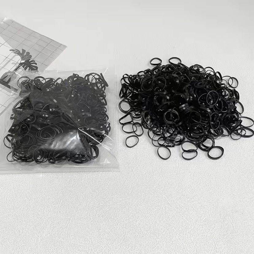 Mini Rubber Bands Soft Elastic Bands Hair Tie Ponytail - Temu