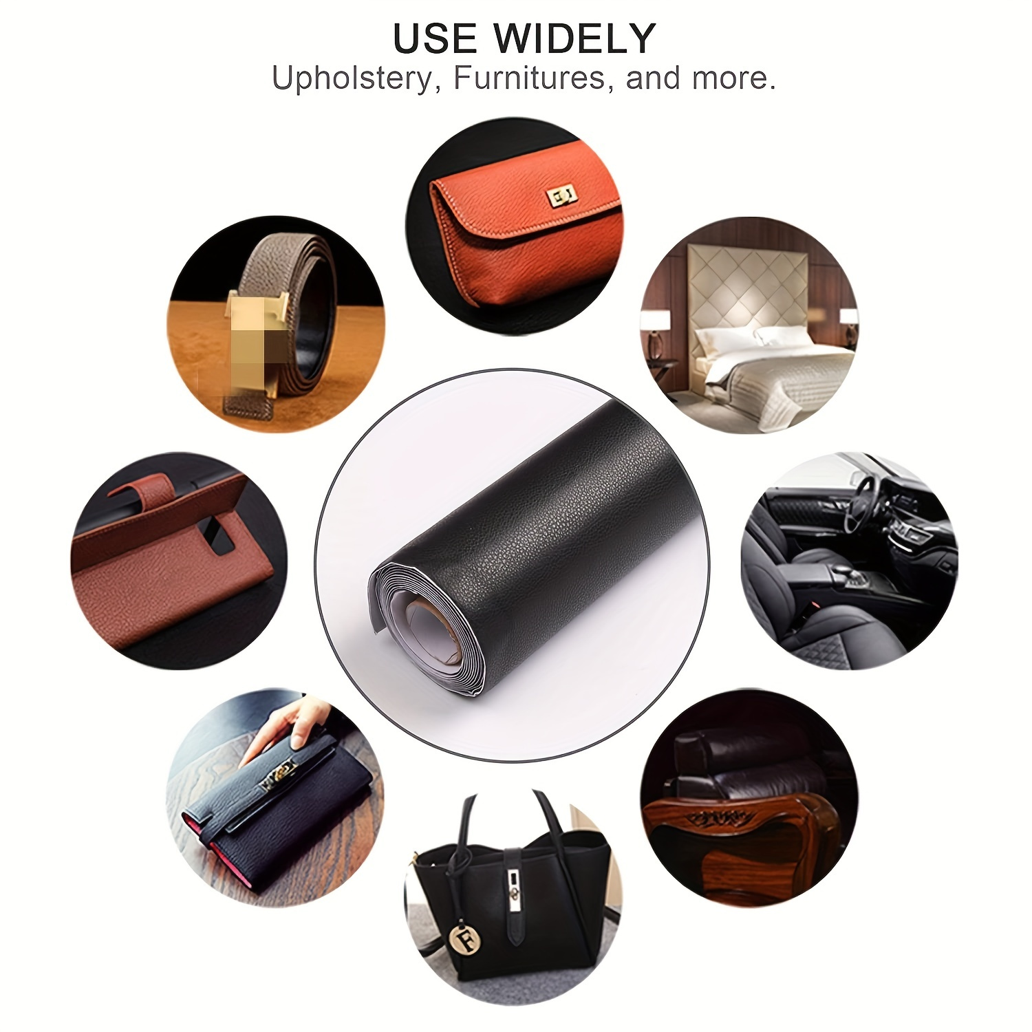 Pu Leather Self adhesive Fabric Patches Perfect Upholstery Temu