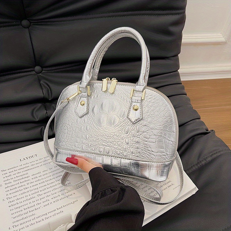 Women's Luxury Genuine Leather Shell Bag