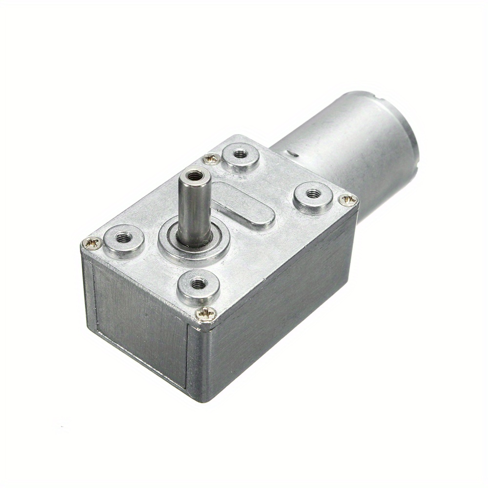 Image of Jgy370 12v Worm Gear Motor Reducer 2-375rpm High Torque Electric Motor Reverse For Equipment