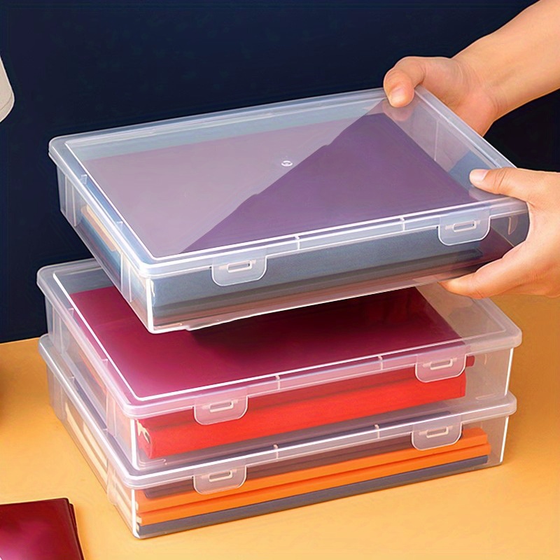 Storage Box Household Important Document Clear Storage Temu