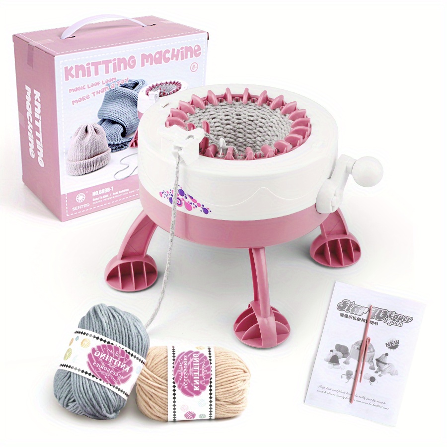 Mommy and Me Hats with Your Knitting Machine - Creative Fabrica