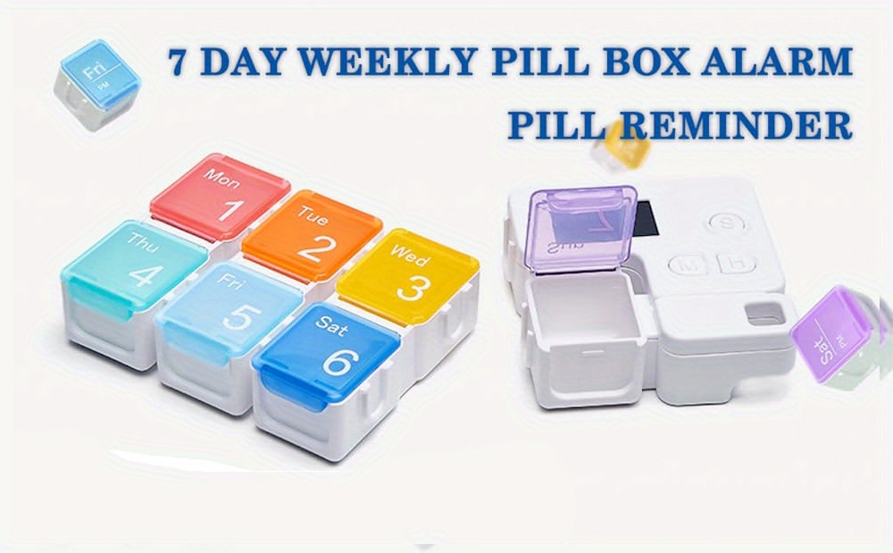 Sundown Accutab 7 Day Pill Medication Dispenser Organizer Under