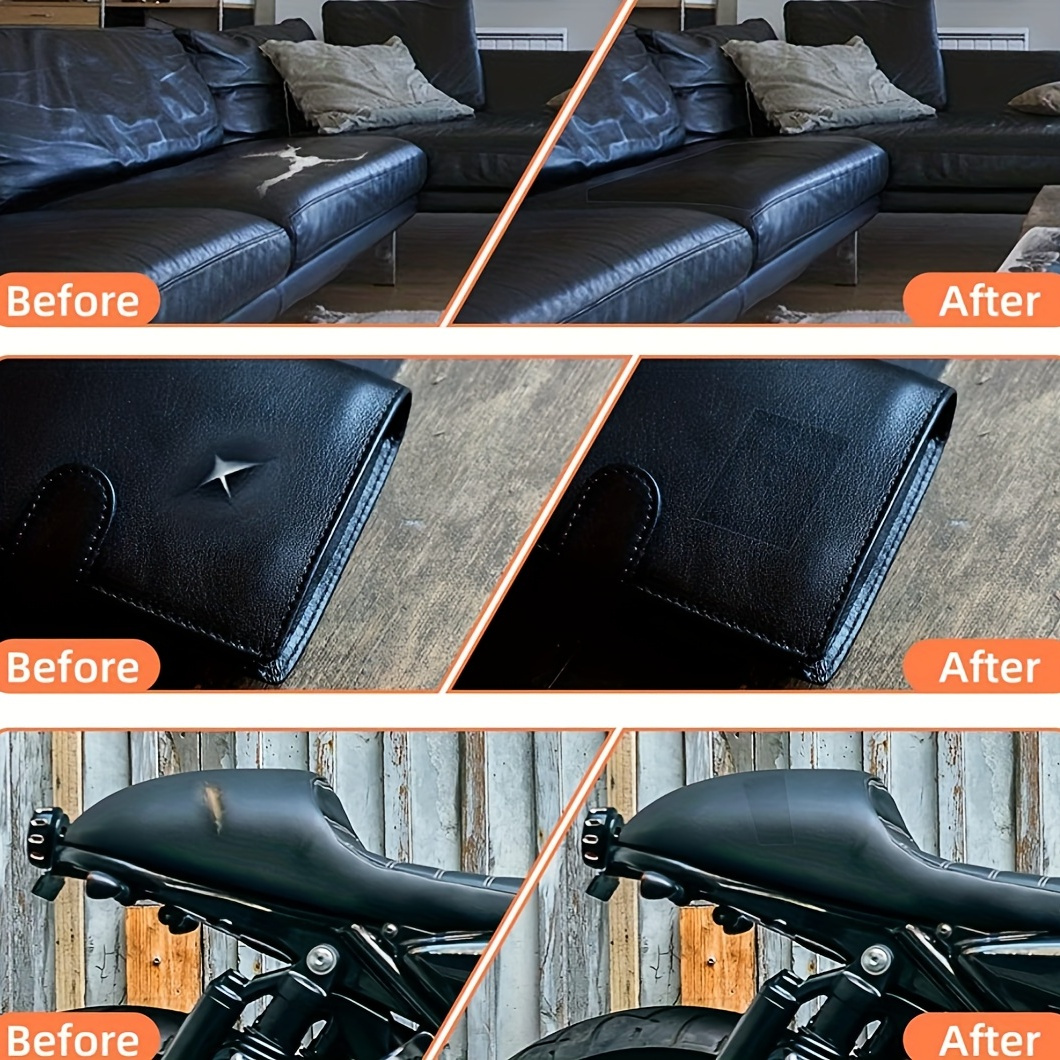 Pu Leather Self adhesive Fabric Patches Perfect Upholstery Temu