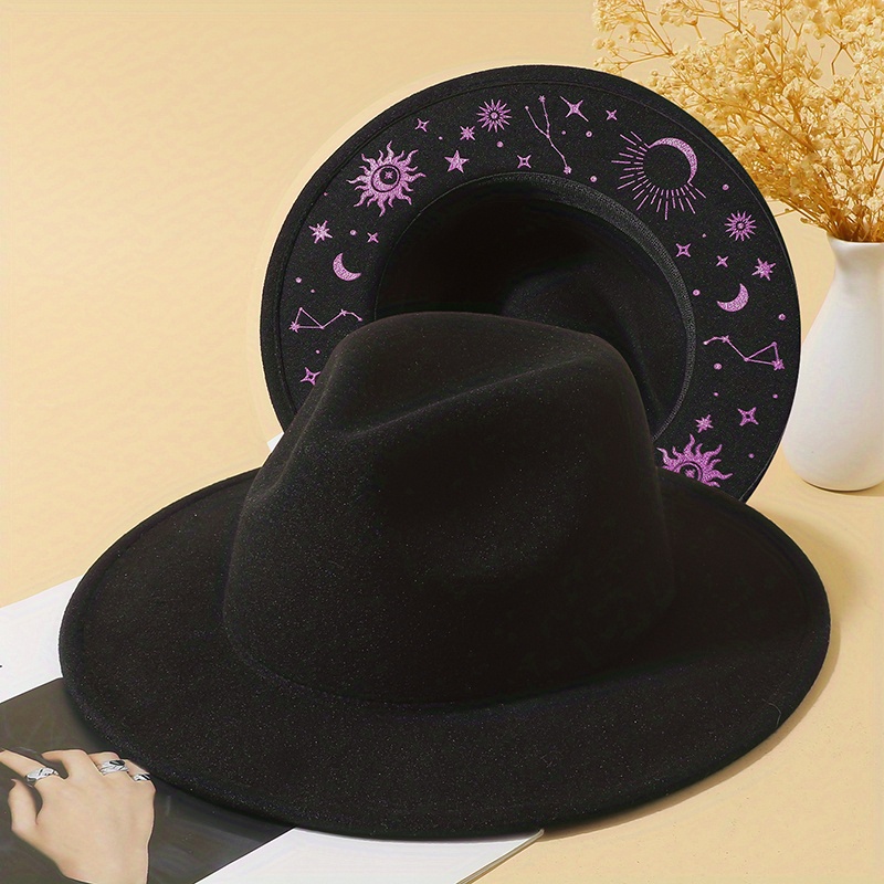 black trilby hat womens