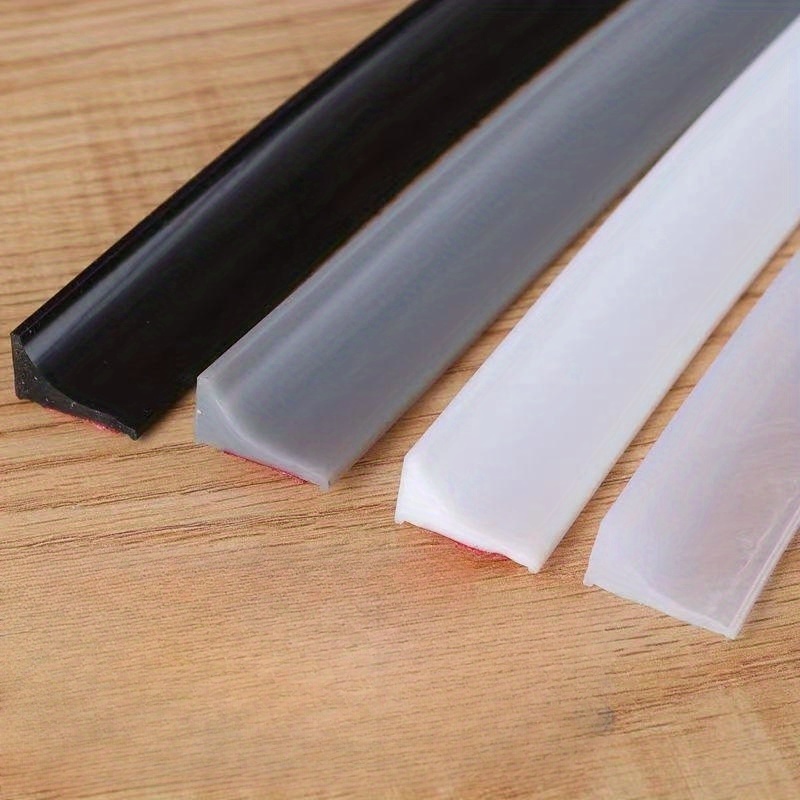 clear silicone rubber glass edge strip