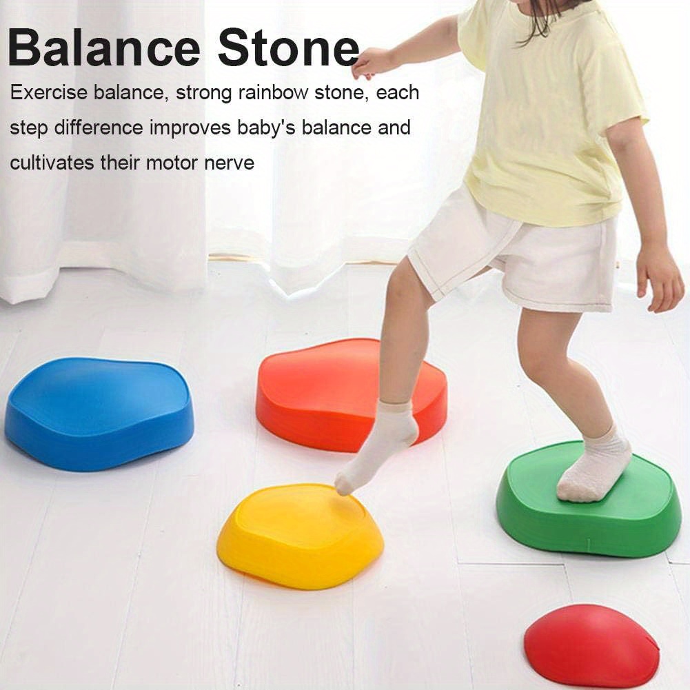 Tremplin d'équilibre pour enfants de 3, 4, 5 ans, 6 pièces
