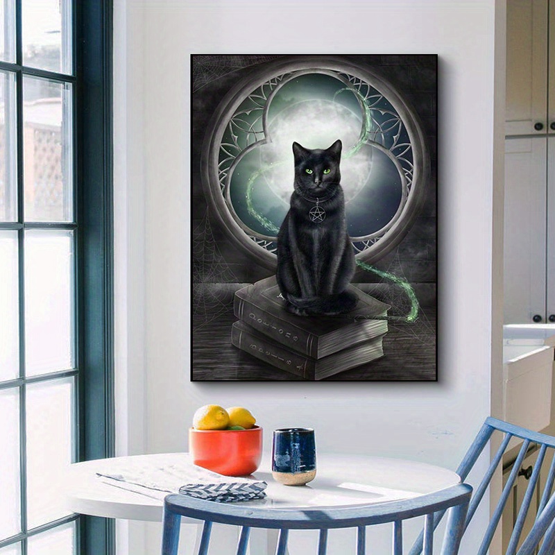 5D DIY Diamond Painting For Adults And Beginners Frameless Cat Diamond  Painting For Living Room Bedroom Decoration 20*20cm/7.87inx7.87in