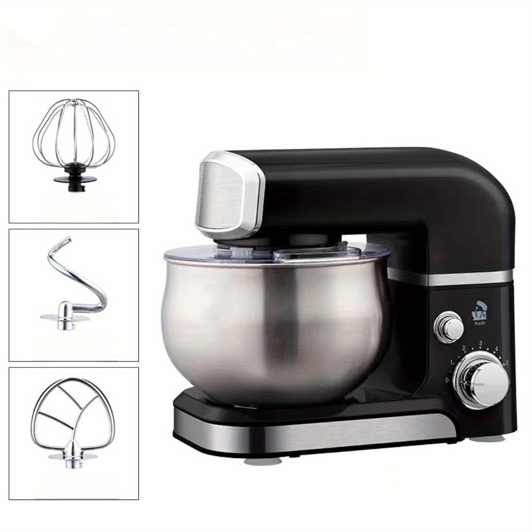 Zhoutu Stand Mixer,8 Speed with Digital Timer Electric Kitchen Mixer Dough  Whisk Beater Meat Grinder Sausage Juice Blender