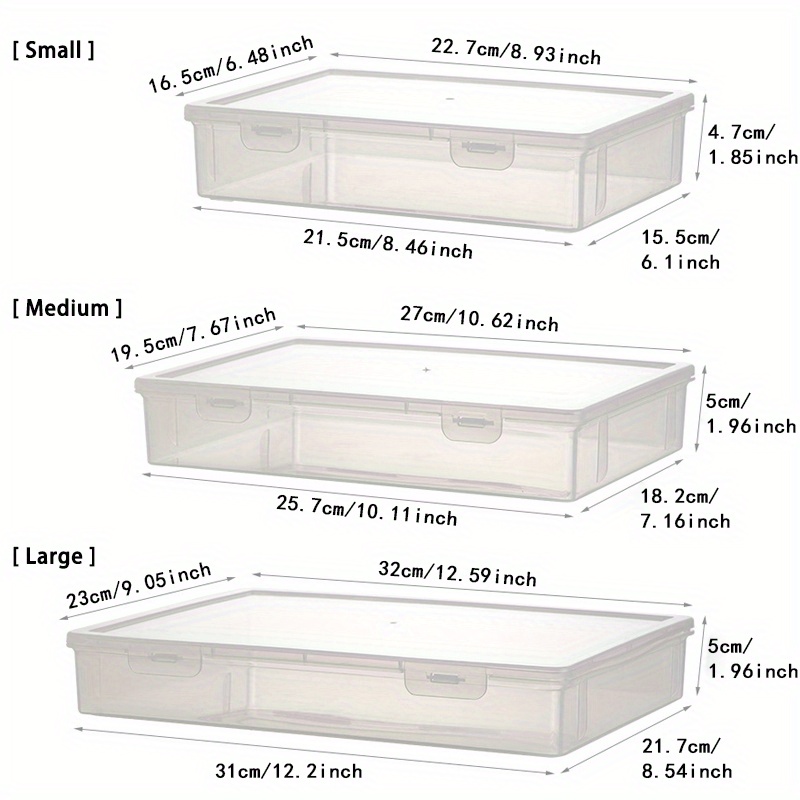 Large Capacity Office Document Storage Box put Various - Temu