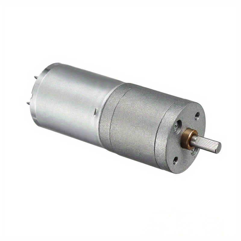 Image of High-torque Jga25-370 Motor - 6v, 12v, 24v Options, Metal Gearbox, 12/60/280/620/1360rpm, 9kg.cm, 25mm Diameter, For Diy Projects & Robotics