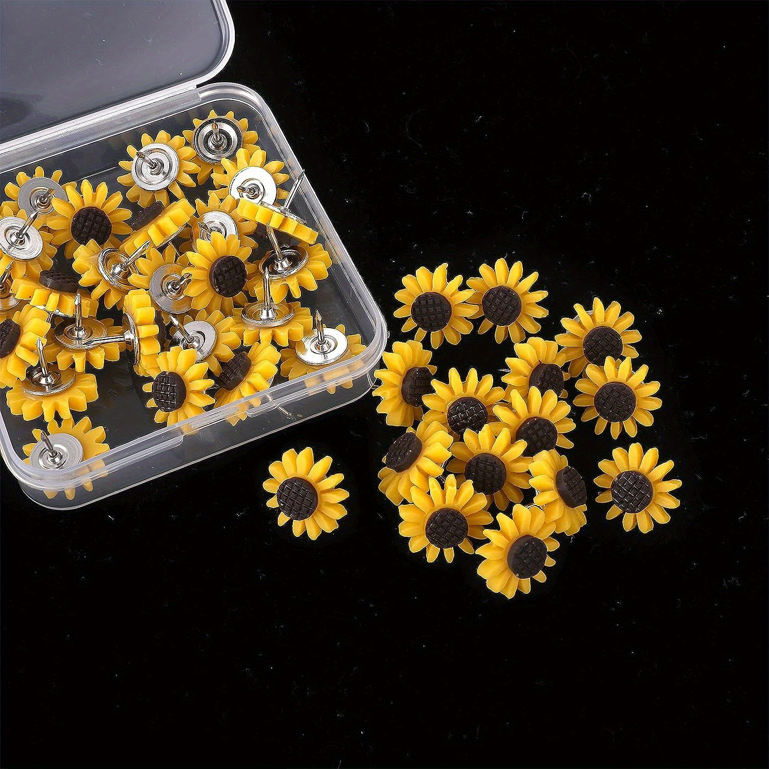 Sunflower Push Pins Decorative Cork Board Desk Decorations Temu Australia