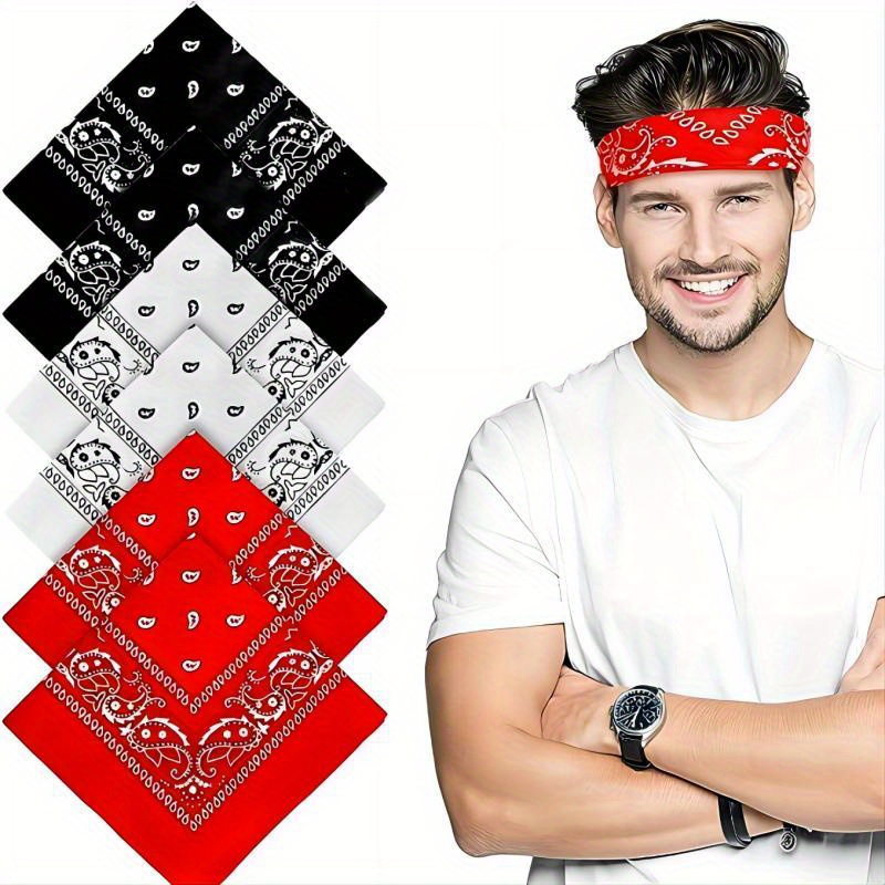  21 Inch Red Bandana 12 Pack, Red Bandana in Bulk, Party Bandanas  for Men : Clothing, Shoes & Jewelry