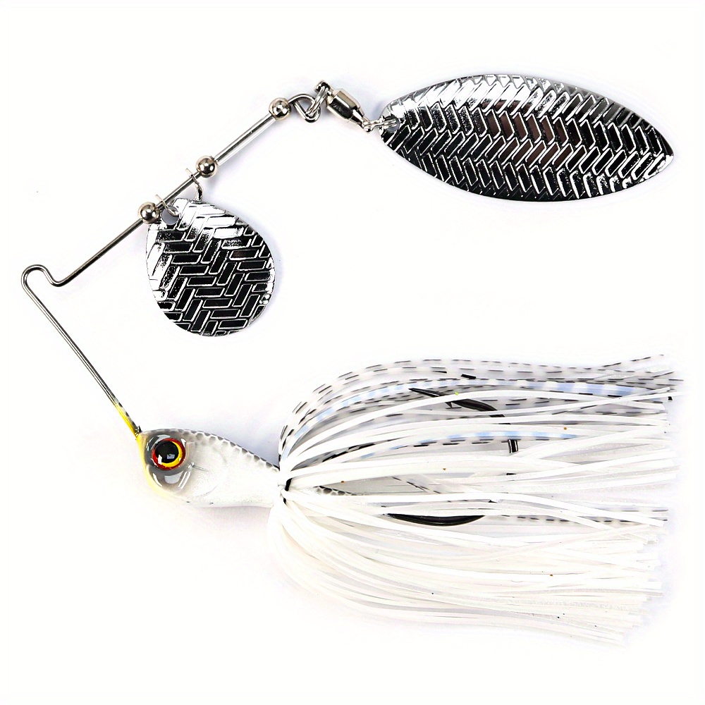 Artificial Bionic Lure Simulation Sequin Spinner Bait Bass - Temu