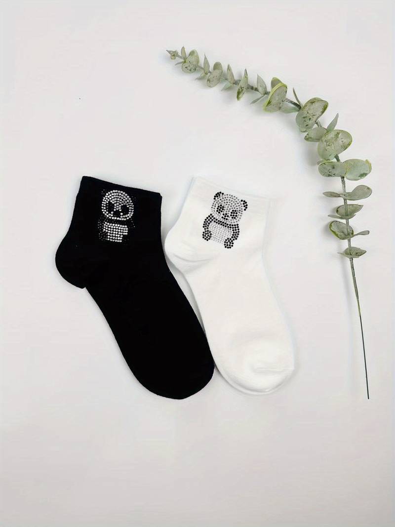 SockWaddles Ladies Bamboo Socks, Breathable Womens Crew Socks, Cotton