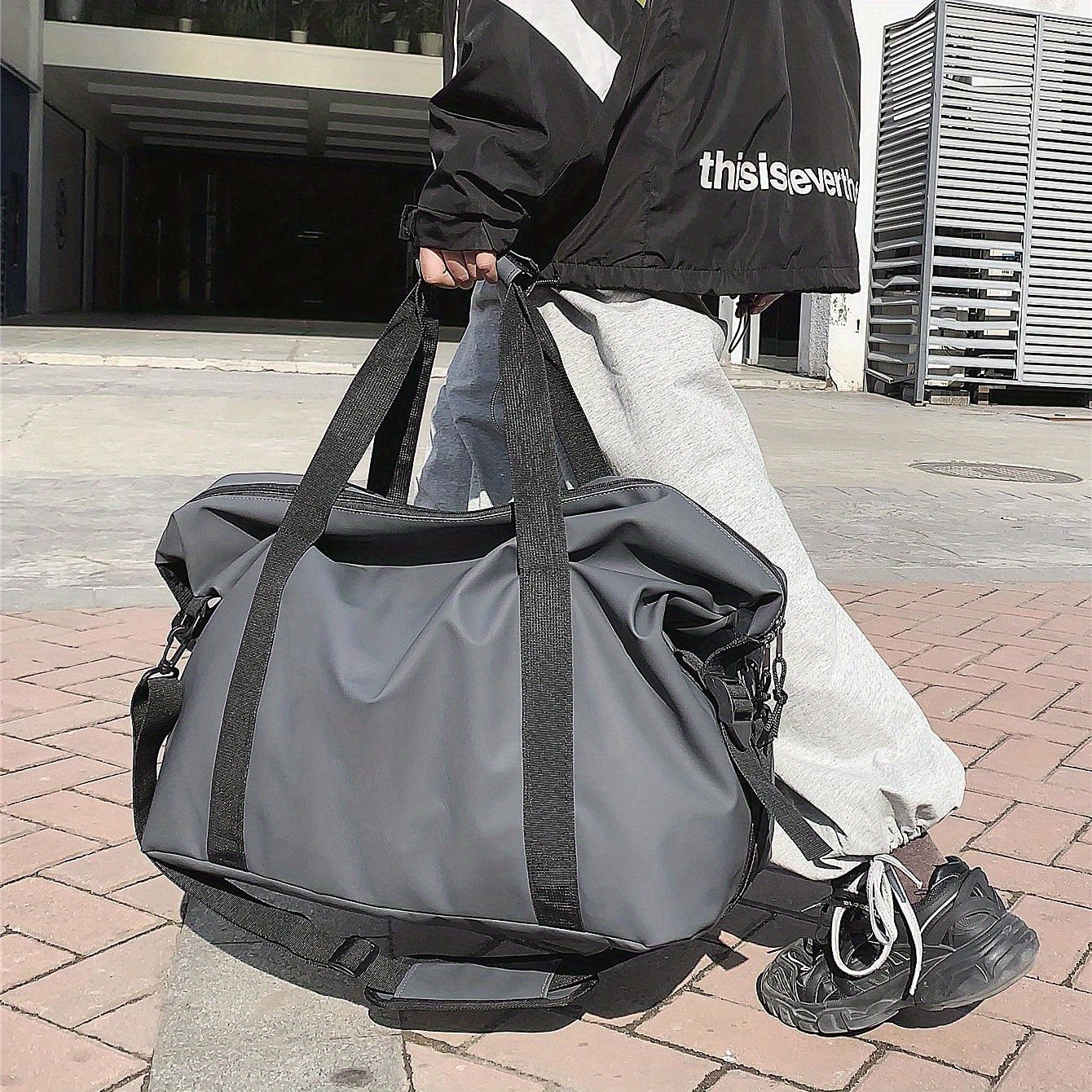 Large Capacity Travel Duffle Bag Sports Fitness Gym Tote Bag - Temu