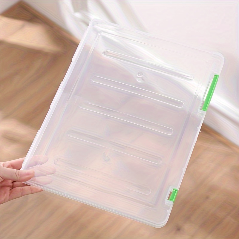 A4 File Box, Transparent File, Ultra-thin Shell, Plastic Storage File ...