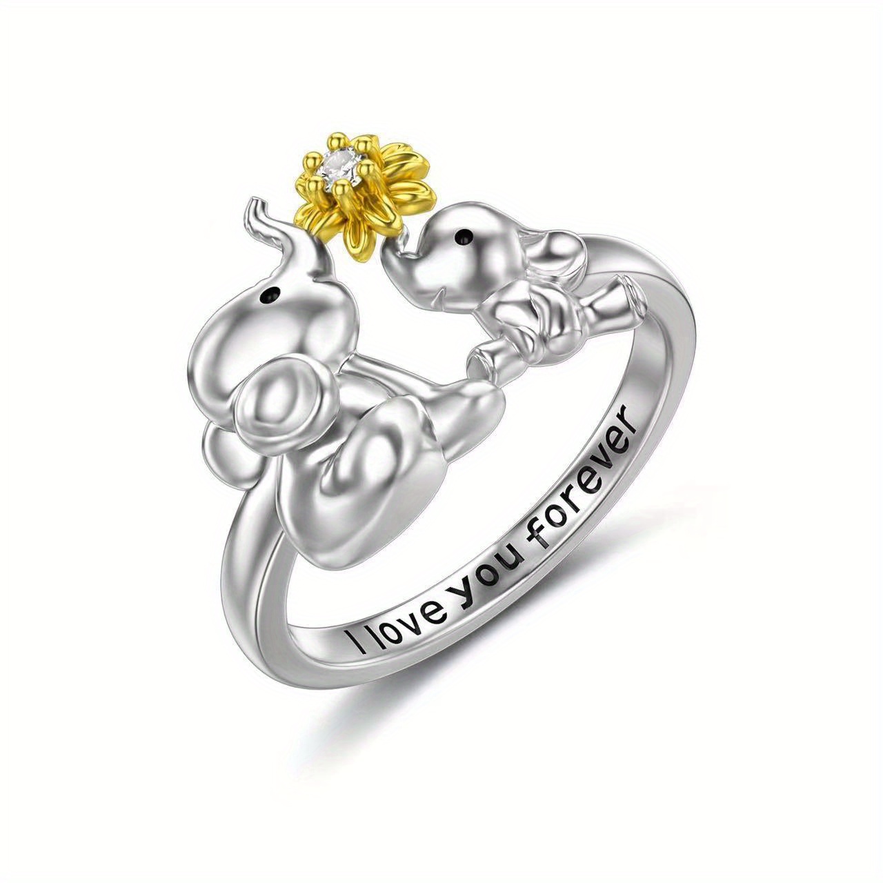 Couple's Adjustable Date Gift Ring for Girlfriend