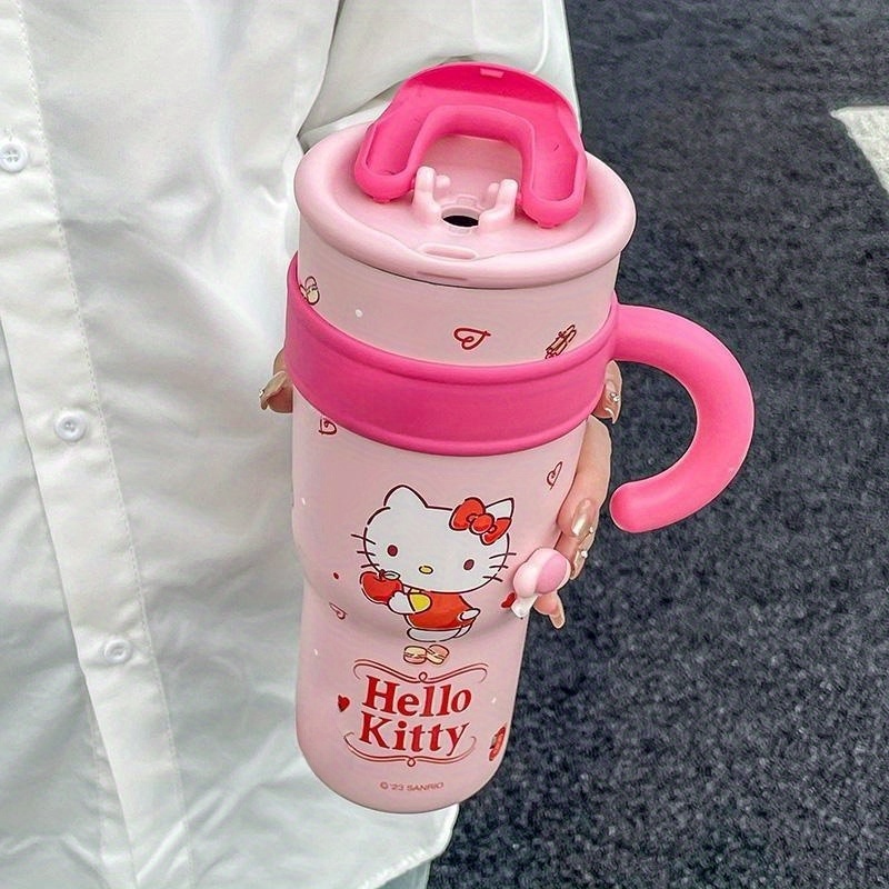 Hellokitty Insulated Water Bottle, Cute Water Cup, Christmas Gift, Large  Capacity Hand-held Coffee Cup - Temu Romania