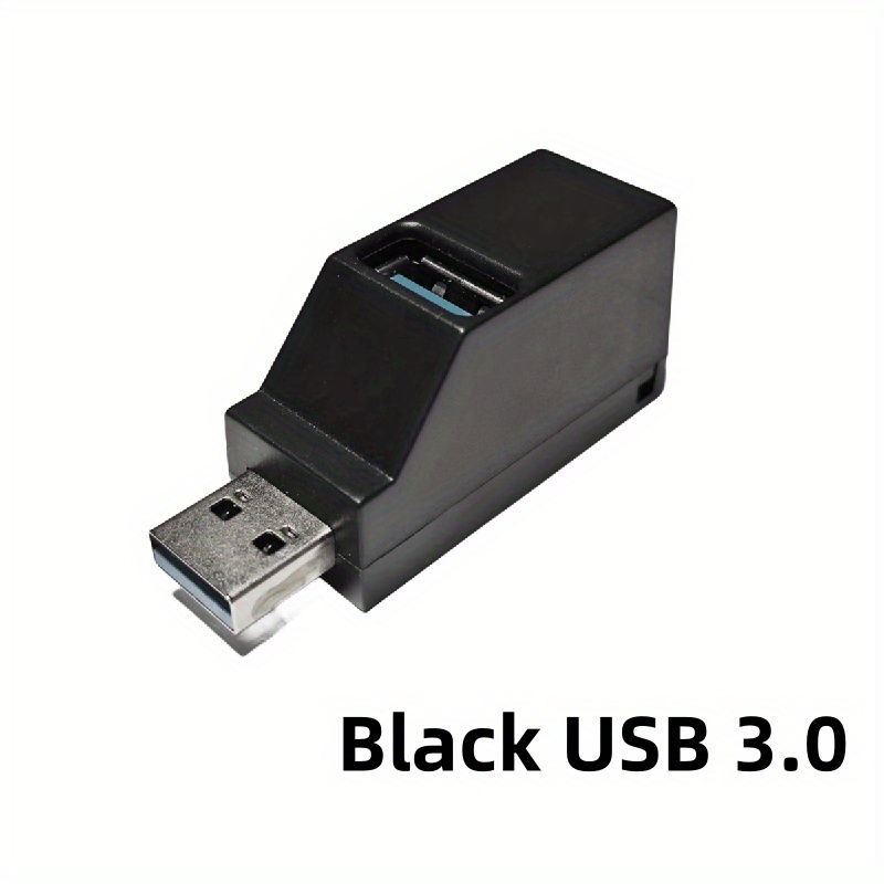 Wewoo - HUB 3 x adaptateur USB 2.0 femelle vers USB 2.0 mâle HUB noir - Hub  - Rue du Commerce