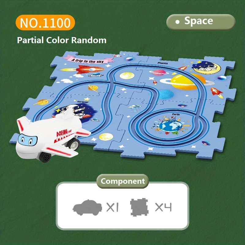 Motorized puzzle hot sale cars