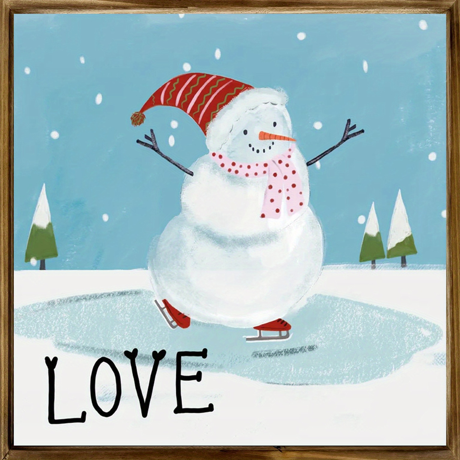 Merry & Bright Snowman Wood Wall Decor – Something Beautiful Cafe