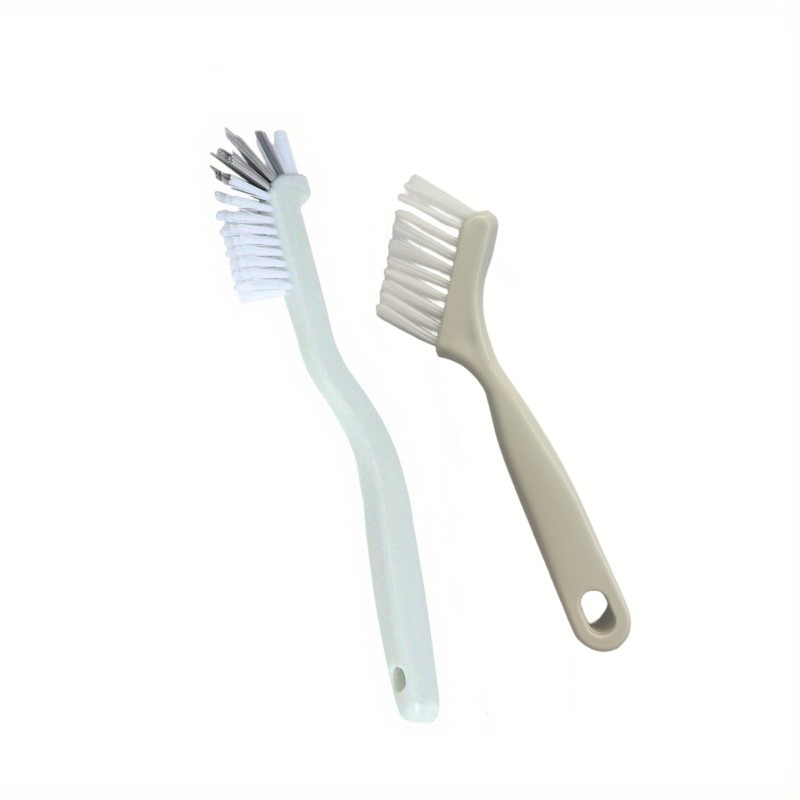 SHUNWEI 2 Pcs Cleaning Brush Small Scrub Brush for Cleaning Sink Scrub  Brush with Handle, Bathroom Kitchen Edge Corner Grout Cleaning Brushes for