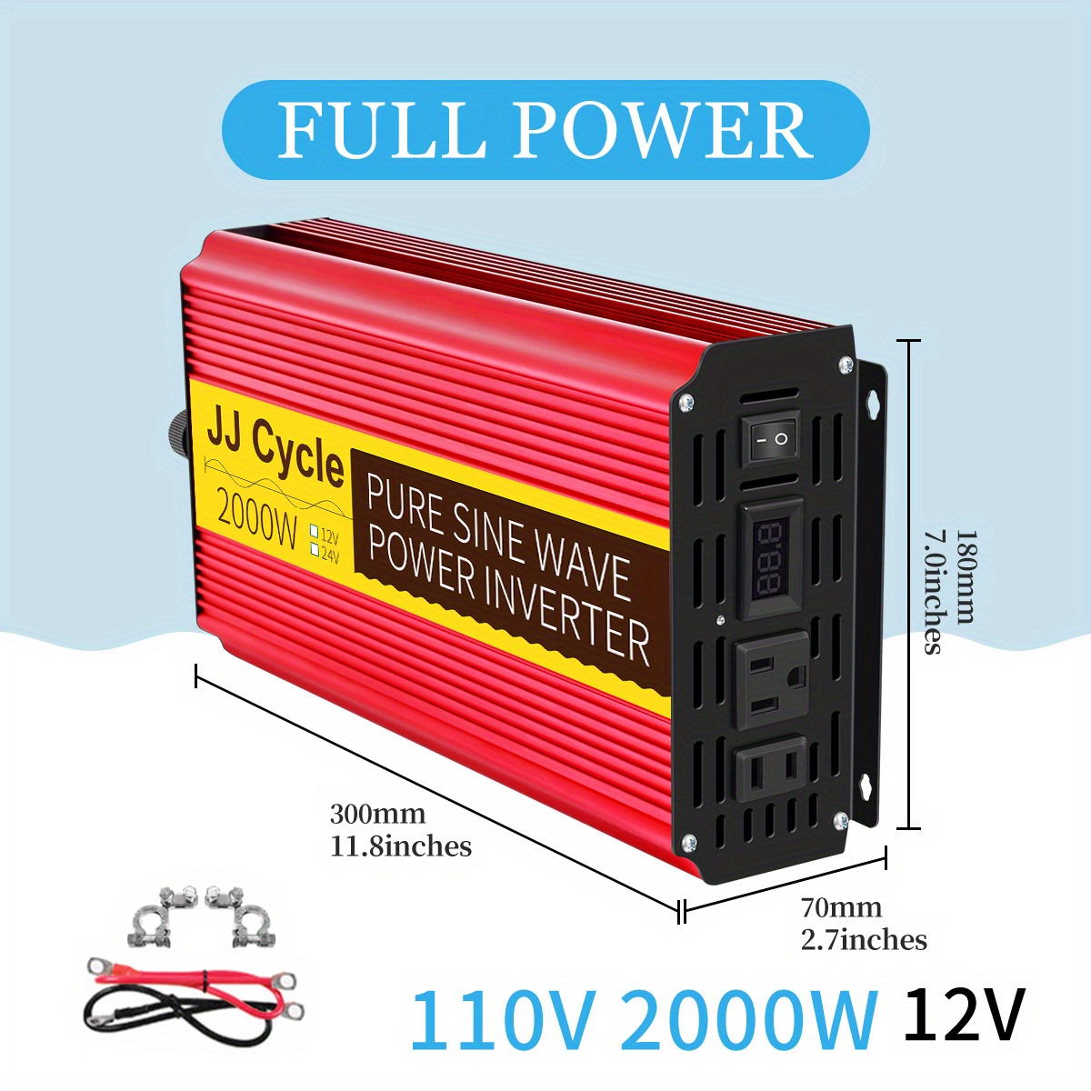 2000W 12V Pure Sine Wave Inverter