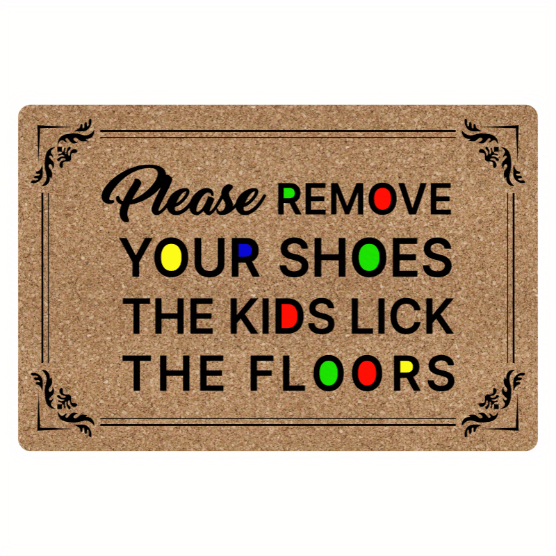 Anti slip Rubber Backing Door Mat Thickened Durable Doormat - Temu