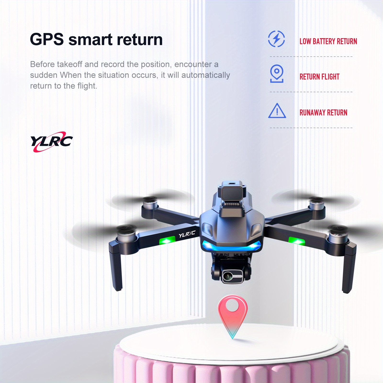 s135pro uav drone with quadruple radar obstacle avoidance extended flight time 5g signal dual wifi 1080p camera perfect gift for men women teenagers details 2