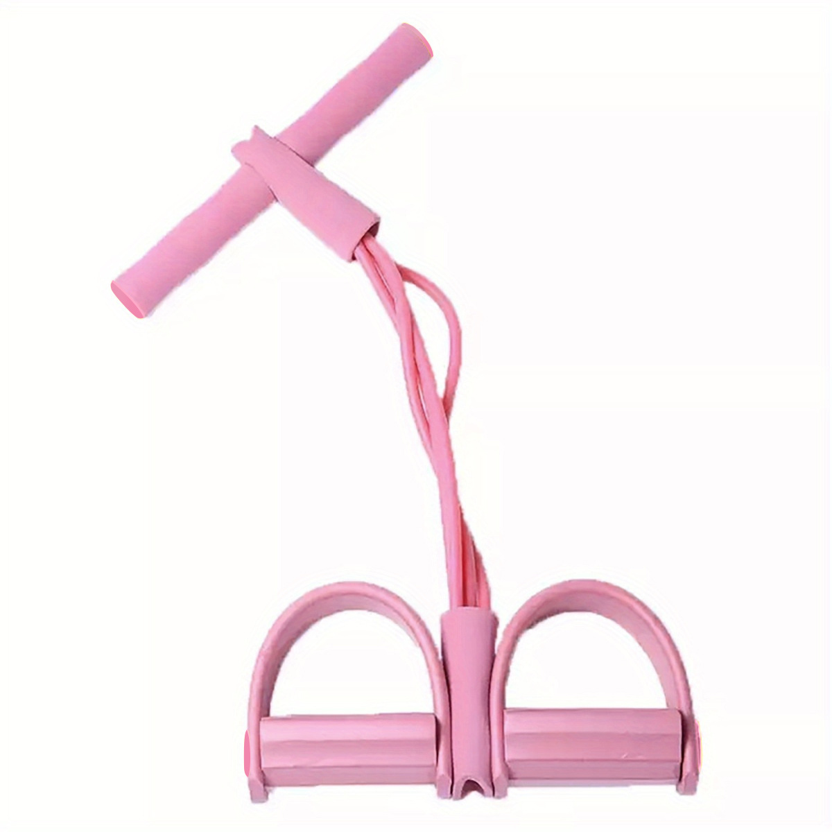 saksharan pink,purple Resistance Band 4-Tube Yoga Pedal Puller