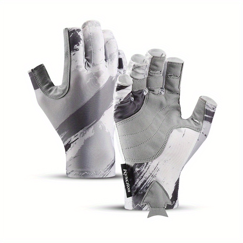 Outdoor Breathable Fingerless Fishing Gloves Wear resistant - Temu