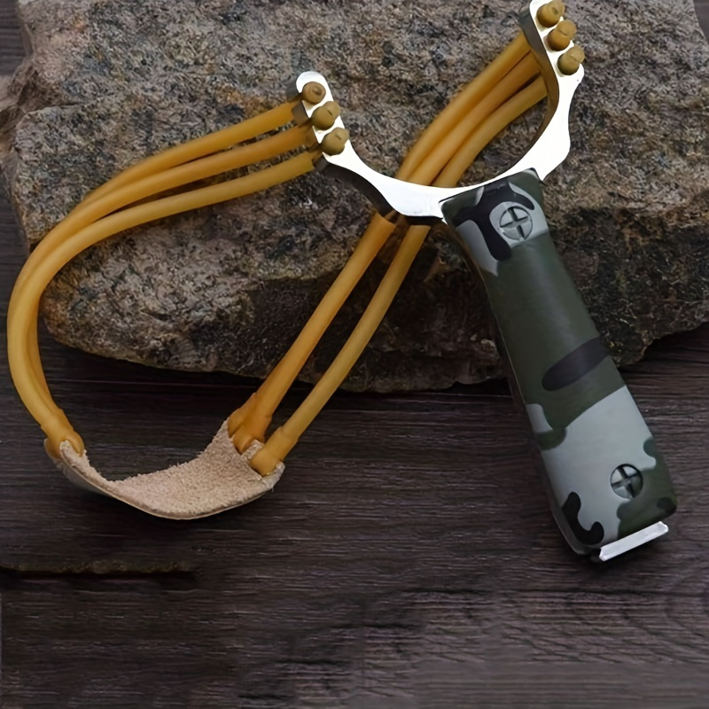 ROCHAN Slingshot with Solid Wooden Handle Professional Hunting