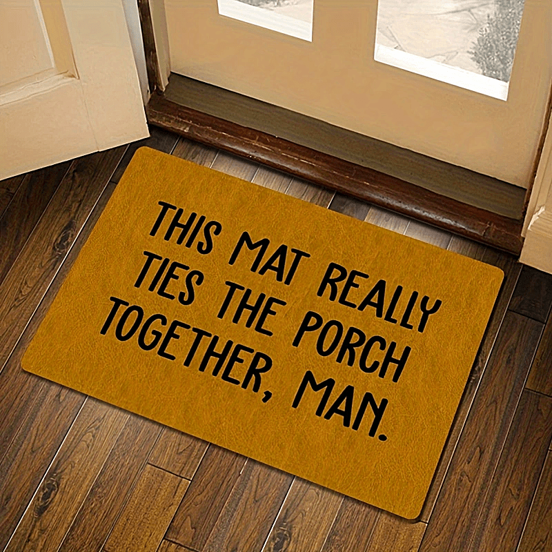 Anti slip Rubber Backing Door Mat Thickened Durable Doormat - Temu